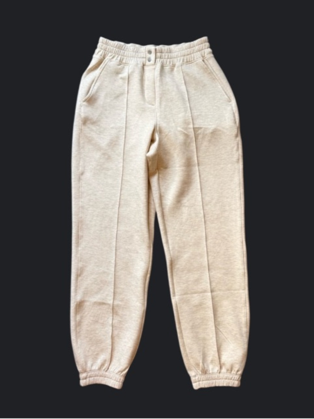 NWT SPANX Cream Track Joggers